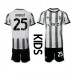 Cheap Juventus Adrien Rabiot #25 Home Football Kit Children 2022-23 Short Sleeve (+ pants)